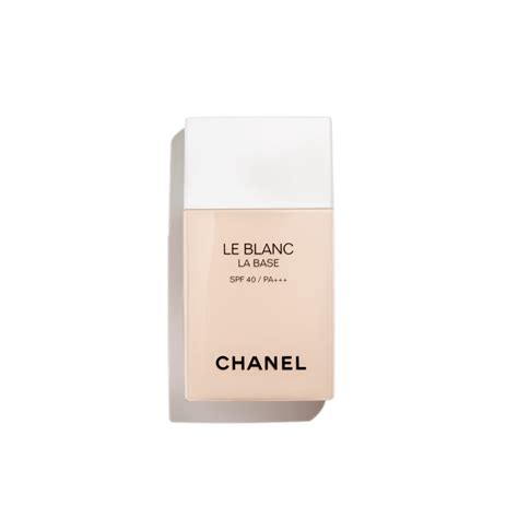 chanel makeup base le blanc rosee|LE BLANC LA BASE .